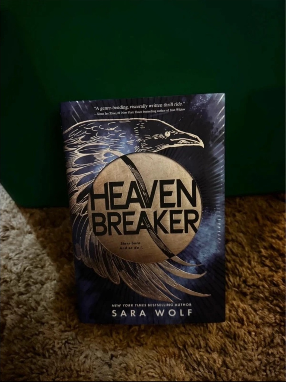 Heaven Breaker Hardcover Book - Blue and Gold Cover
